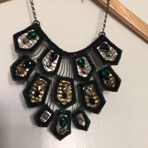 Gem and Sequin Choker